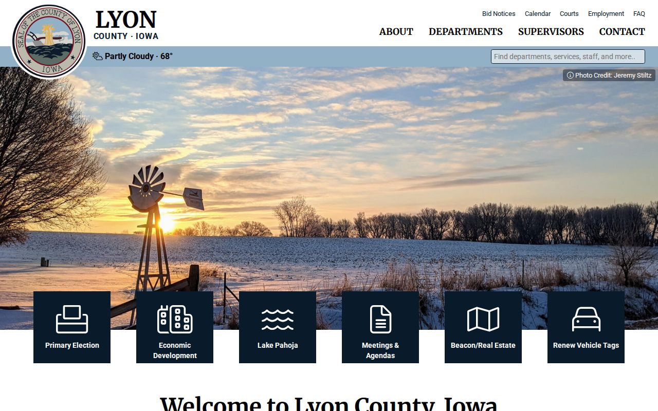 Lyon County criminal history official county homepage