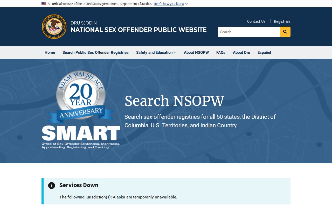 NSOPW national search supporting Lyon County sex offender research